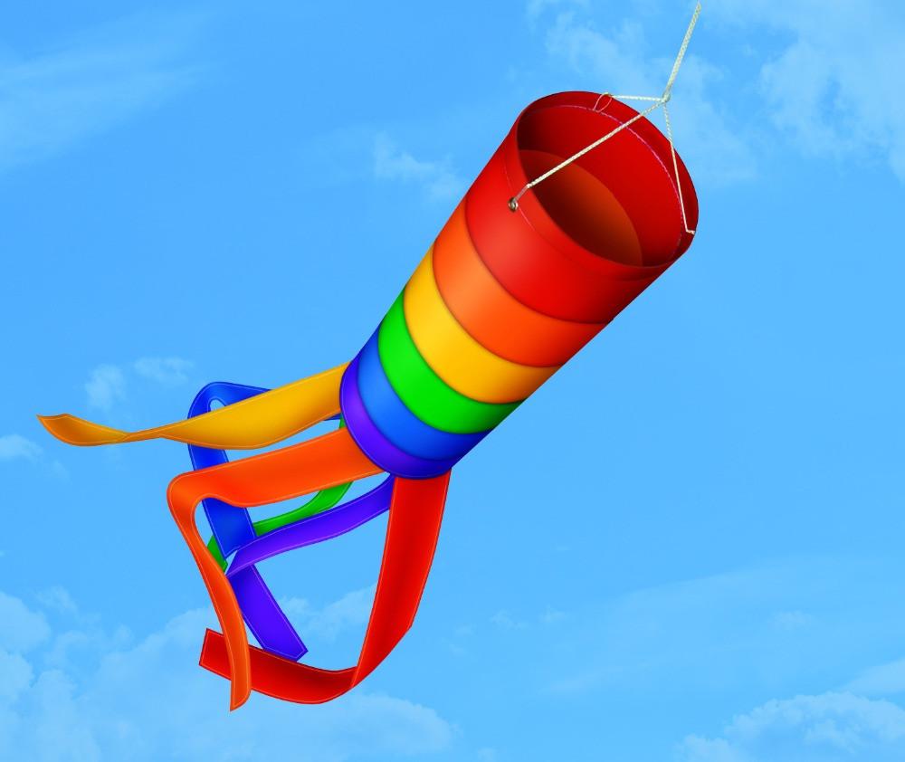Outdoor Fun Sports 1M Multicolor Windsocks Hung On The Car /Kite /As a Wind Vane Factory Direct