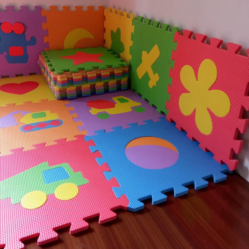 10PCS 30*30cm Baby Puzzle Carpet Baby Play Mat Floor Puzzle Mat EVA Children Foam Carpet Mosaic Floor Play Mats 4 Style PX10