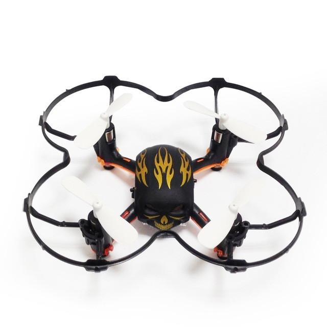 Global Drones Mini Skull 2.4G 4CH 6 Axis Quadcopter 3D Rolling RTF Drone Dron Global GW008 RC Helicopter VS Cheerson CX-10 FQ777