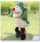 Infant Children Hand Puppet kids baby plush Stuffed Toy animal series with foot Puppets toys Christmas birthday gift