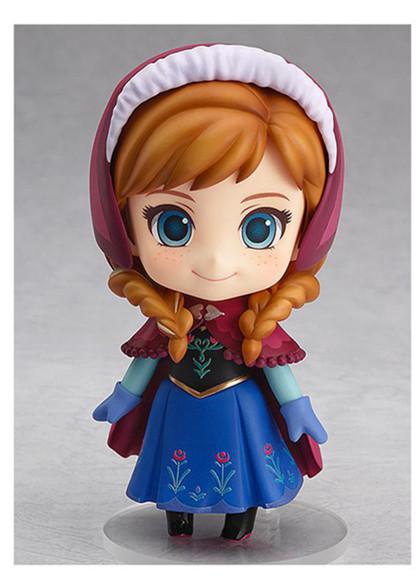 Nendoroid 10cm Elsa & Anna Cute Version Snow Queen Olaf Action Figures Nice Collections With Box For Girls Gifts #E