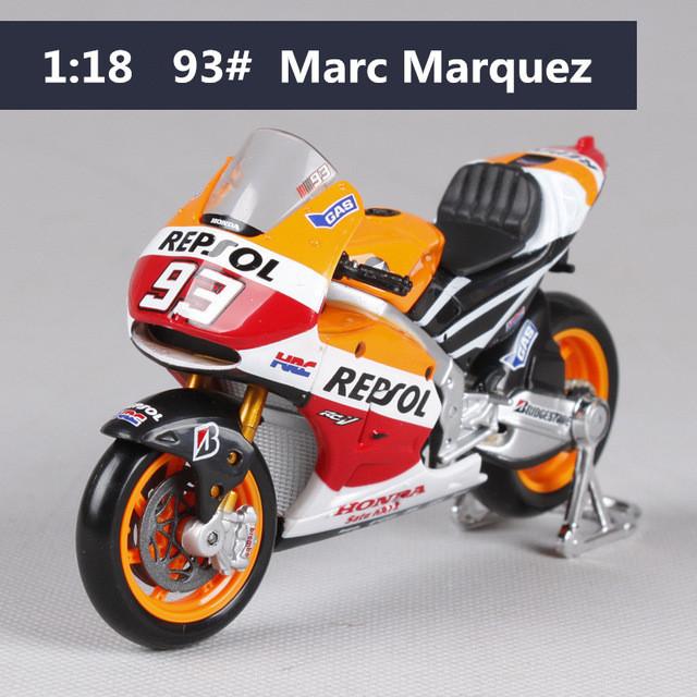 1:18 Moto GP Diecast Metal Model Toys Fans Collection Alloy Motorcycle Figures Kids