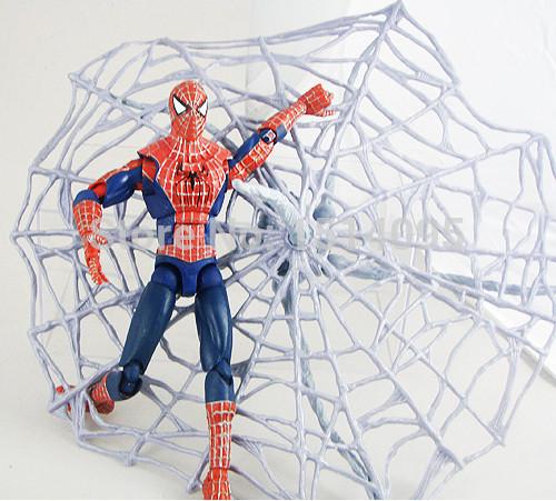 8 inch Legends Unleashed 360 Spider Man 3 with Web Ultimate Posability Spiderman Action Figure Toys SPM109