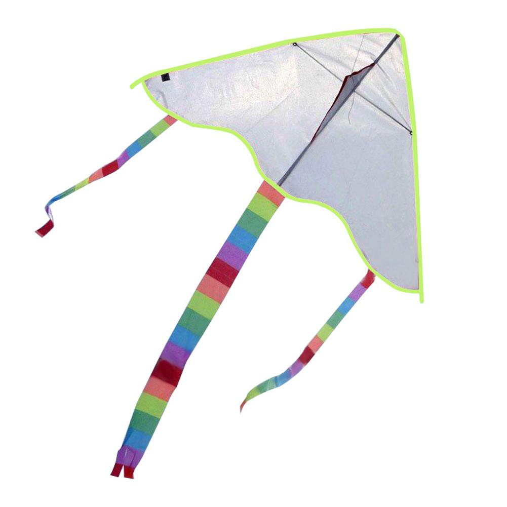 New Diy Kite Painting Kite without Handle Line Outdoor Toys Flying Papalote Toy Triangle Kite Fly a Kite Nylon Ripstop Fabric