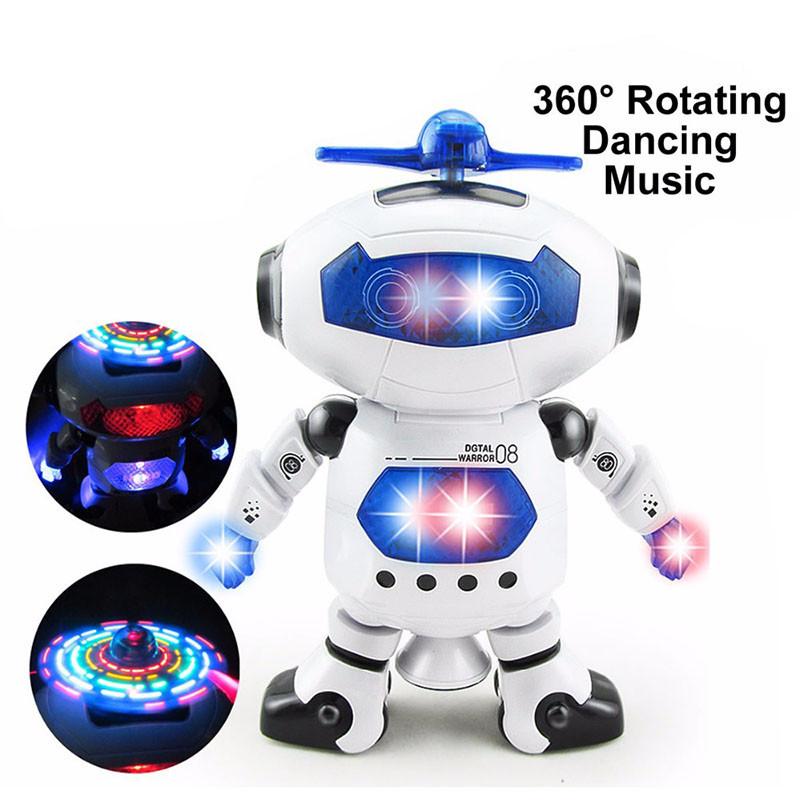 Intelligent robot dancing remote control toys dance robot toy model electric musical action figures toys for Child birthday gift