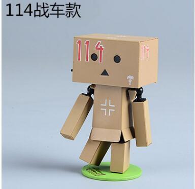 japanese 10 Style  anime Lovely Danboard PVC Action Figure Danbo Doll Mini 8cm P Toy with LED light