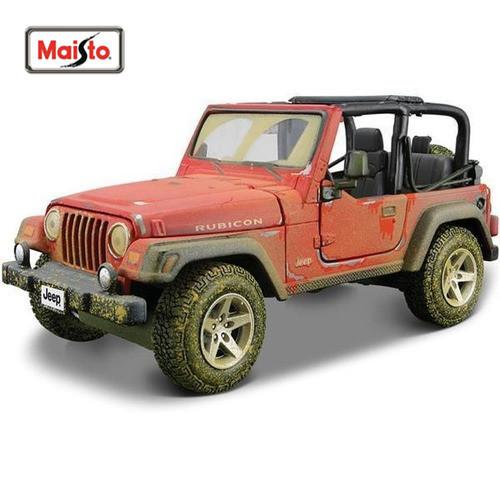 Maisto 1:27 Jeep Wrangler Rubicon Diecast Model Car Toy