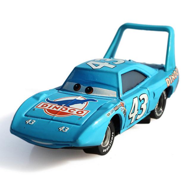 Pixar Cars Diecast No.43 The King Strip Weathers  Metal Toys Car For Children 1:55 Loose Brand New In Stock Lightning McQueen