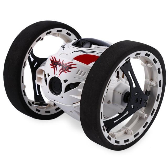 Mini Bounce Car PEG SJ88 RC Car 4CH 2.4GHz Strong Jumping Sumo Toy Car with Flexible Wheels Remote Control Robot