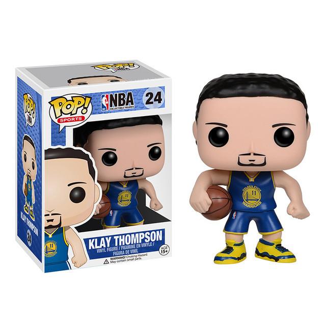 Funko POP Basketball superstar Klay Thompson Action Figure Collectible Model Toys Great quality Christmas Gift