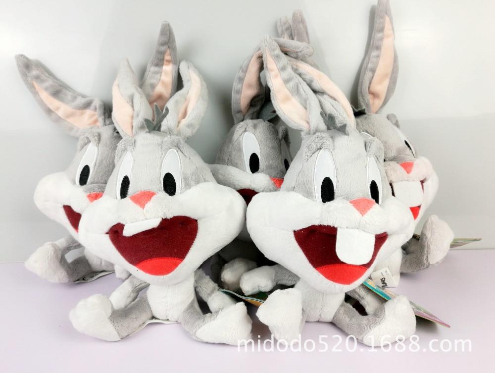 Cartoon Looney Tunes Bugs Bunny Plush Rabbit Toys 25CM,Baby Rabbit Stuffed Animals Kids Gifts Soft Toys for girls Boys