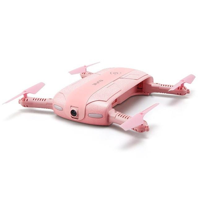 JJRC H37 ELFIE Pocket Selfie Drone Wifi Control Foldable FPV Altitude Hold Mode Portable 2.0MP Cam RTF RC Helicopter Pink F20311