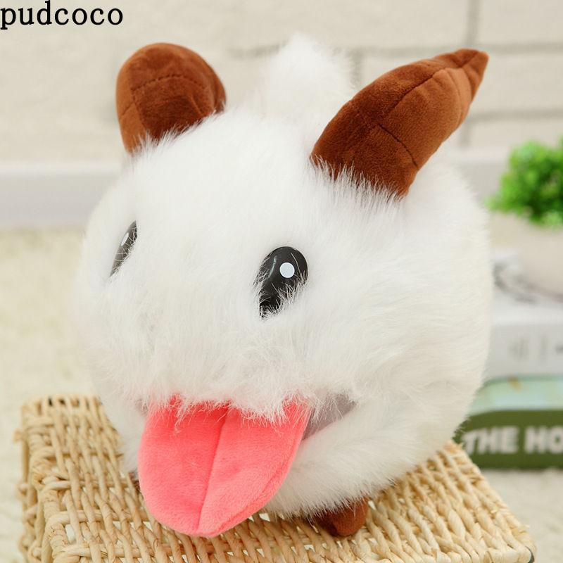 Cute Game League of Legends PUAL LOL Limited Poro Plush Stuffed Toy Figure Doll White Cute Mouse Cartoon Baby Toy