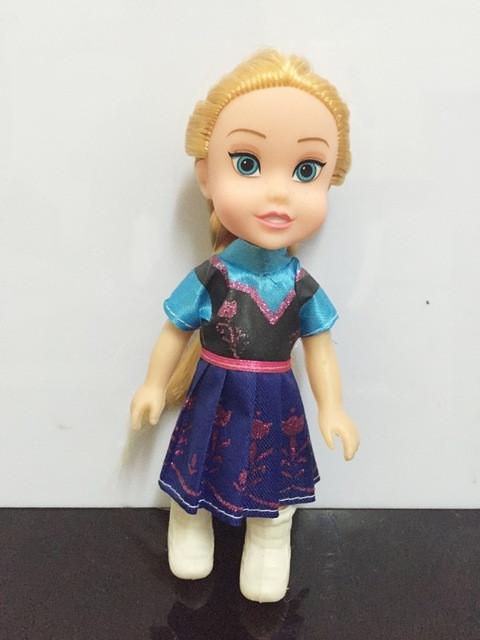 1pcs  Mini Princess Elsa Anna Baby Dolls Kids Cartoon Toys For Children Girl Doll The Snow Queen Toy
