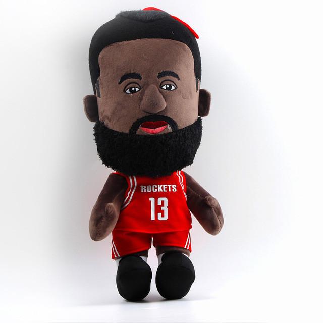 25cm NBA Basketball Player Super Stars Plush Doll Toys LeBron James Stephen Curry James Harden Plush Stuffed Figure Toys Gifts