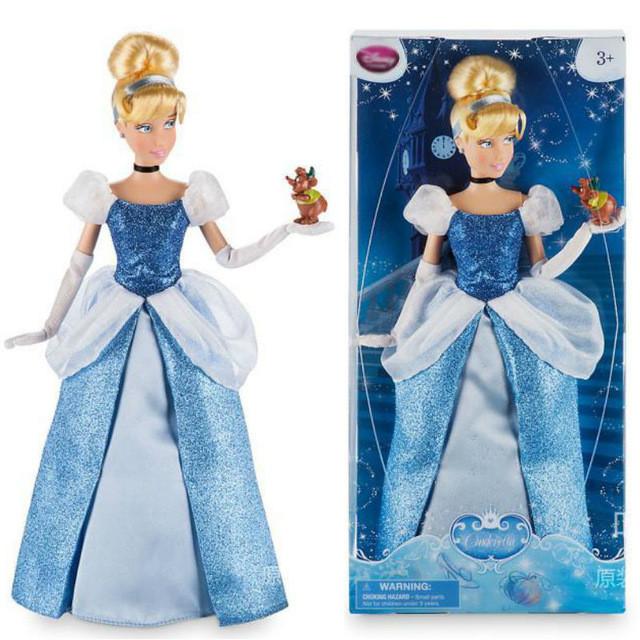Animated cartoon Cinderella Classic Doll with Gus Figure - 12''