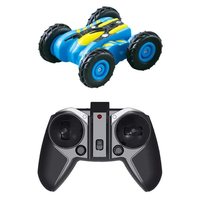 RC Car Anti-slip Dumpers Electric 360 Degree Rotation Double Side Driving Remote Control Car Mini Roll Stunt Car Toy