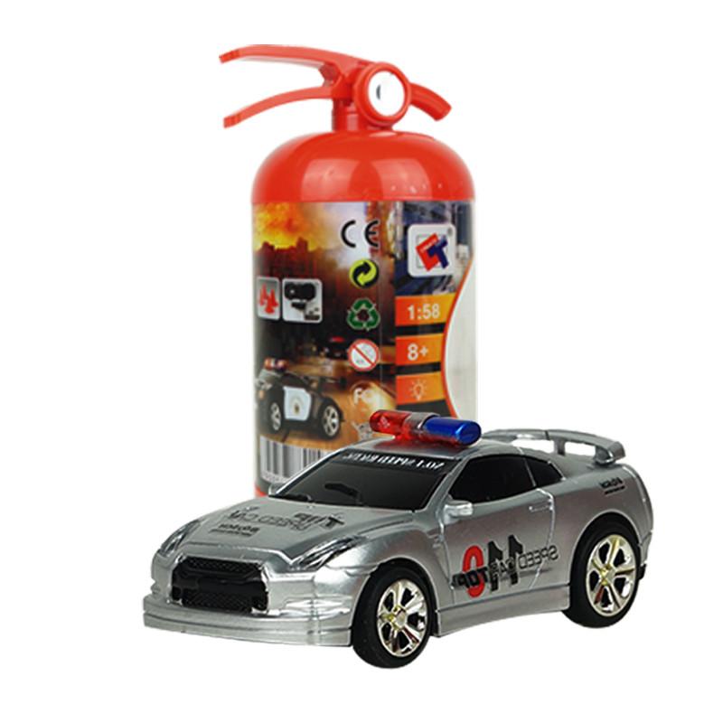 RC Car Remote Control Cars 4CH High Speed Electric Mini Car RC Light Music Canned Fire Car Model
