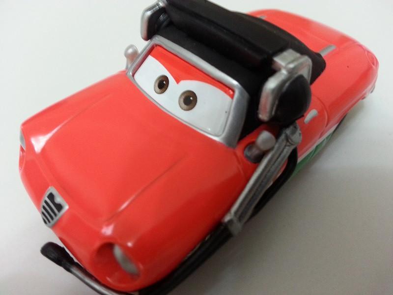 Pixar Cars Francesco's Crew Chief Guiseppe Motorsosi Diecast Metal Toy Car 1:55 Loose