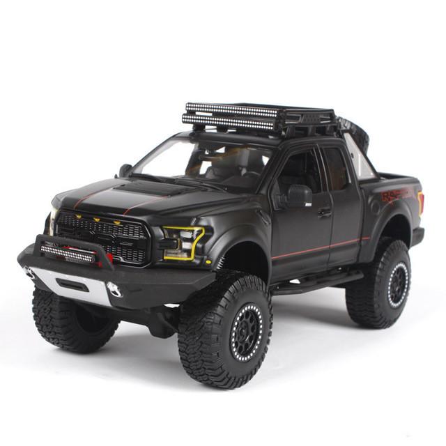 Ford F150 Raptor Pickup 1:24 Scale Car Model Alloy Toys Diecasts & Toy Vehicles Collection Gift