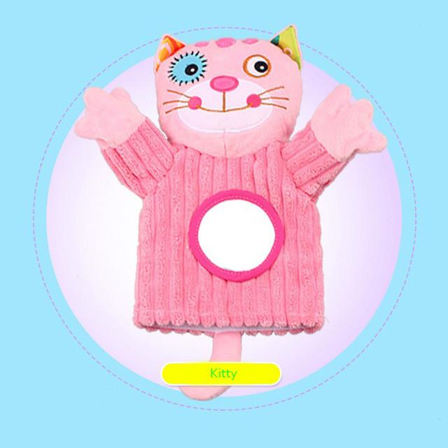 Cartoon Cute Kitty Animal Baby Kids Toys Hand Puppet jouet enfant Story Tell Props juguetes brinquedos