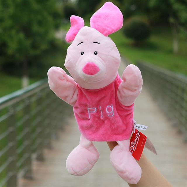 RMDMYC plush puppet toys Parent-child games talk Story animal hand puppets Dolls Mickey Donald duck plush toys brithdays gifts
