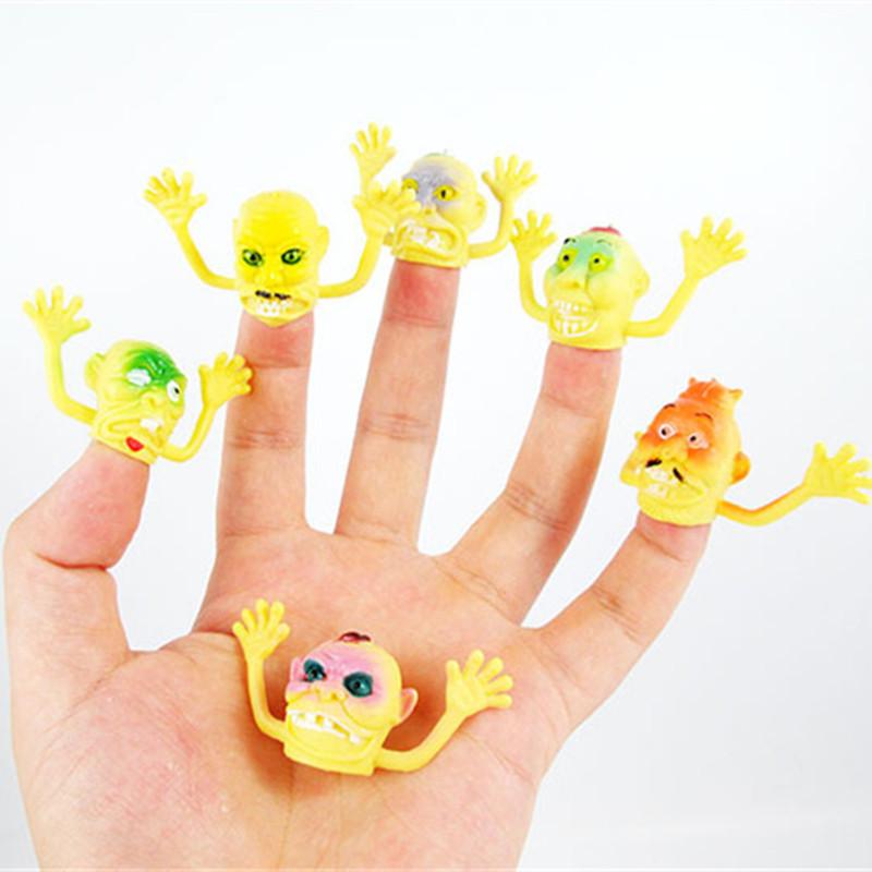 5 pieces/lot Mini pvc fingers puppets toys girls boys kid baby toy story novel pvc finger puppet Halloween gifts children's toys