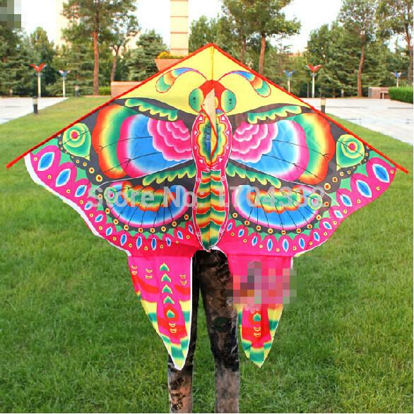 Outdoor Fun Sports 1.5m  Butterfly Kite / Children Kite With String And Handle Good Flying