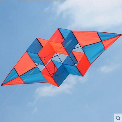 Outdoor Fun Multi-color 75 inch Power 3D Kite With Handle Line Good Flying