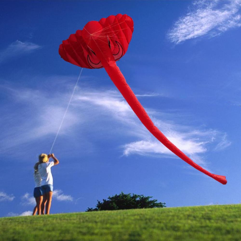 Kite 380*200cm Giant 3D Elephant Kite Soft Frameless Kite Single Line -  Supply Epic