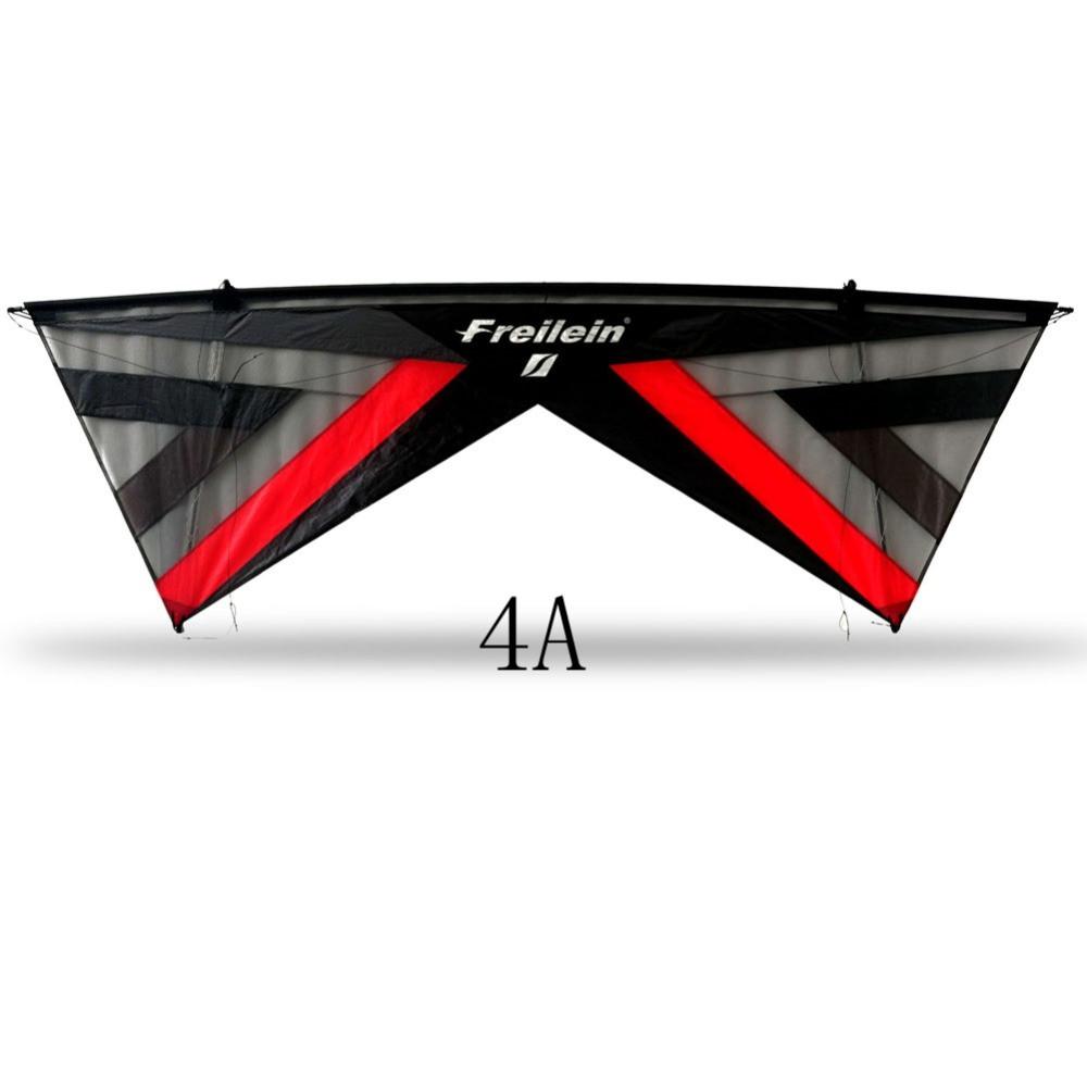 2.42M Large Kite Flying Stunt Kite Quad Line Sports Beach Kite Outdoor Performance 16 Colors X Vented